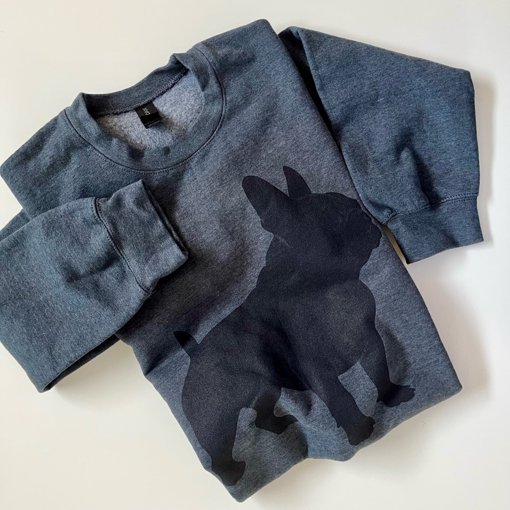 Gilden Frenchie Sweatshirt• Sz Small